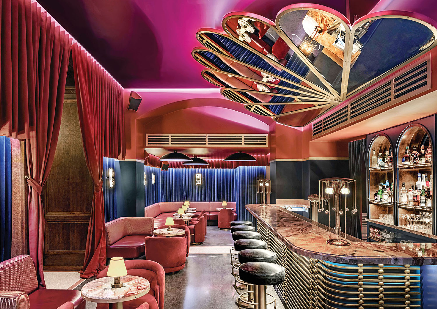 The bar at the hotel's new London.