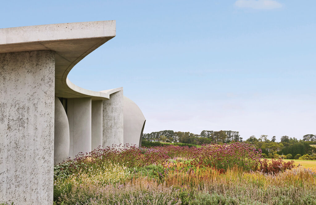 A concrete structure