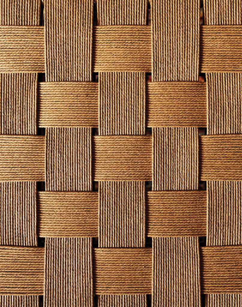 A woven wallpaper with a woven weave pattern.