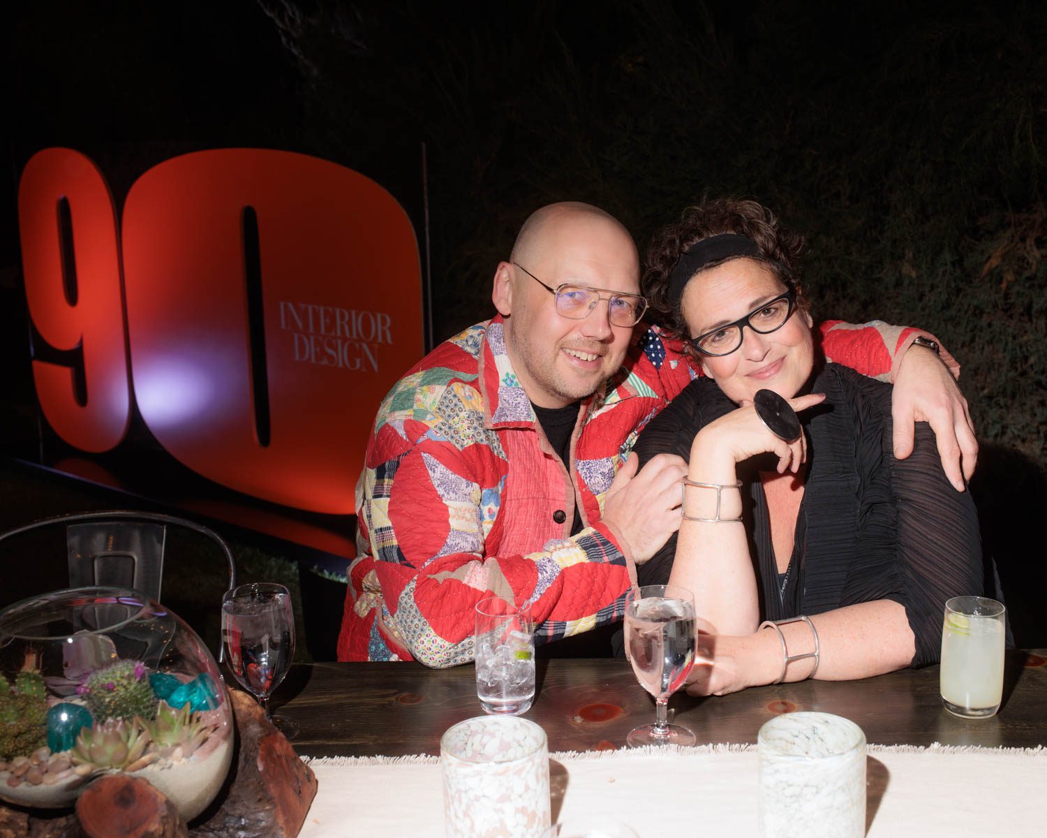 Todd Heiser, managing director at Gensler, and Cindy Allen, editor-in-chief at Interior Design.