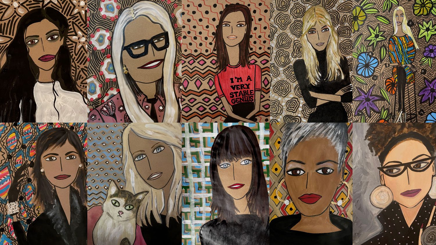 Women in Design dinner portraits by Rebecca Moses