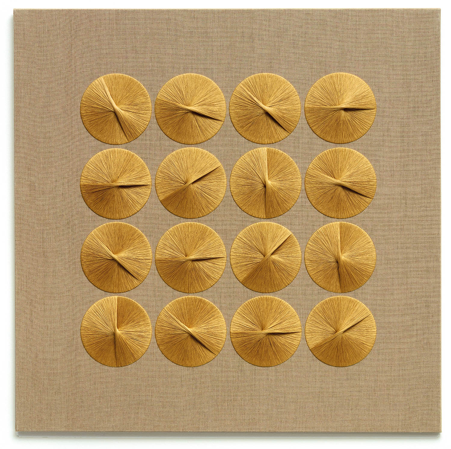 multiple medallions on a wall