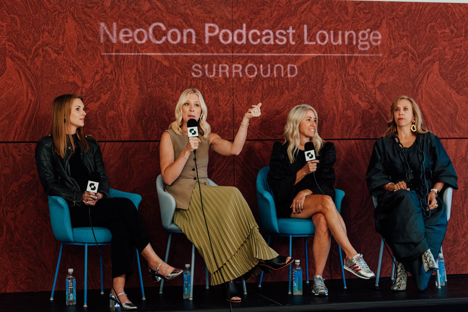 four women sitting together for this Once Upon a Project episode